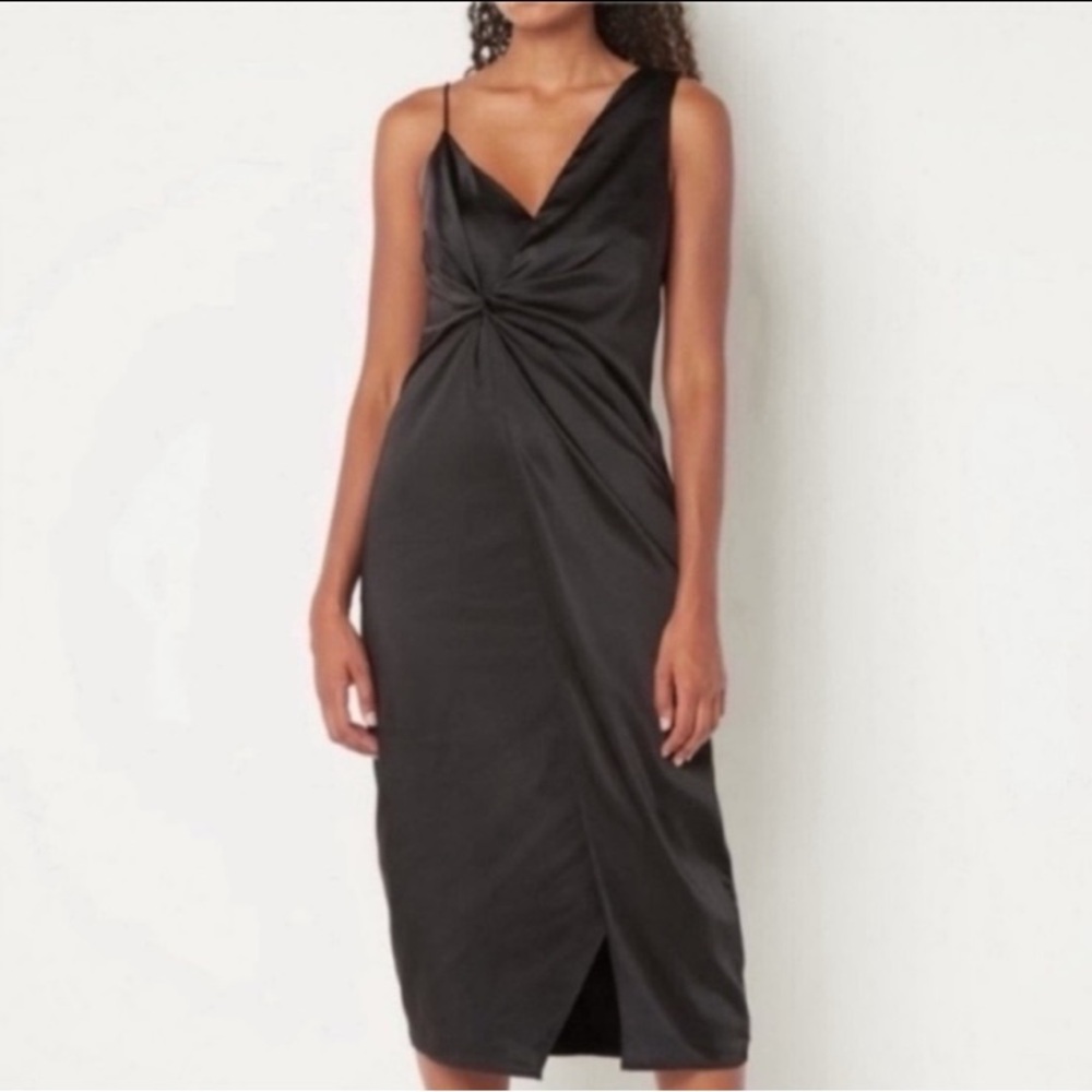 Ted Baker Odellia Elegant Black Satin Like Feel Sz US 6 Or Ted Sz 2 - Picture 5 of 5